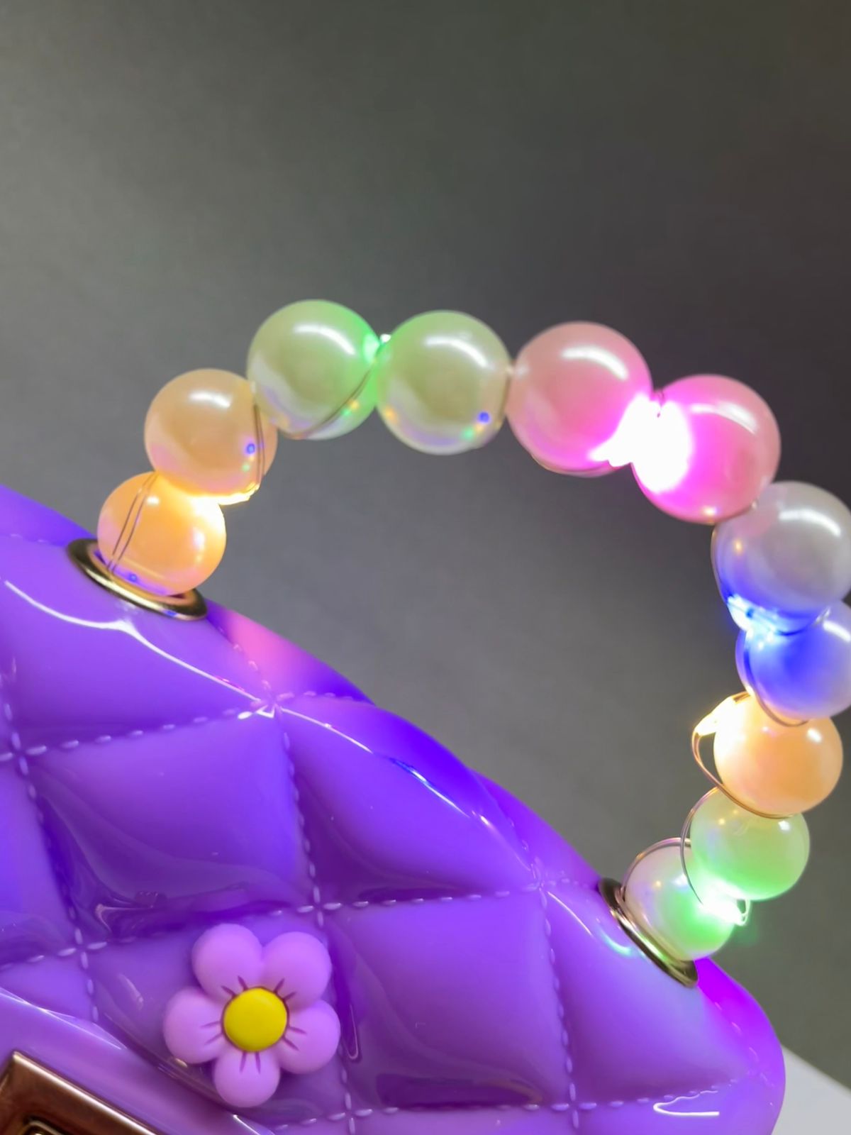 Bolso Jelly Luminoso con Decoraciones Kawaii ✨🦄