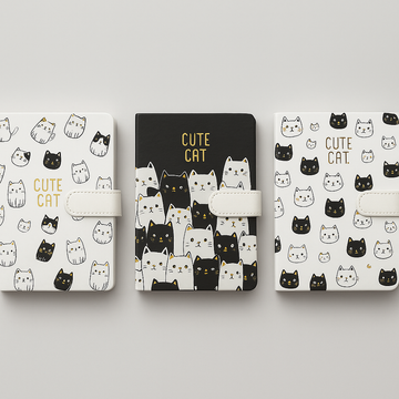 Agenda “Cute Cat” con broche