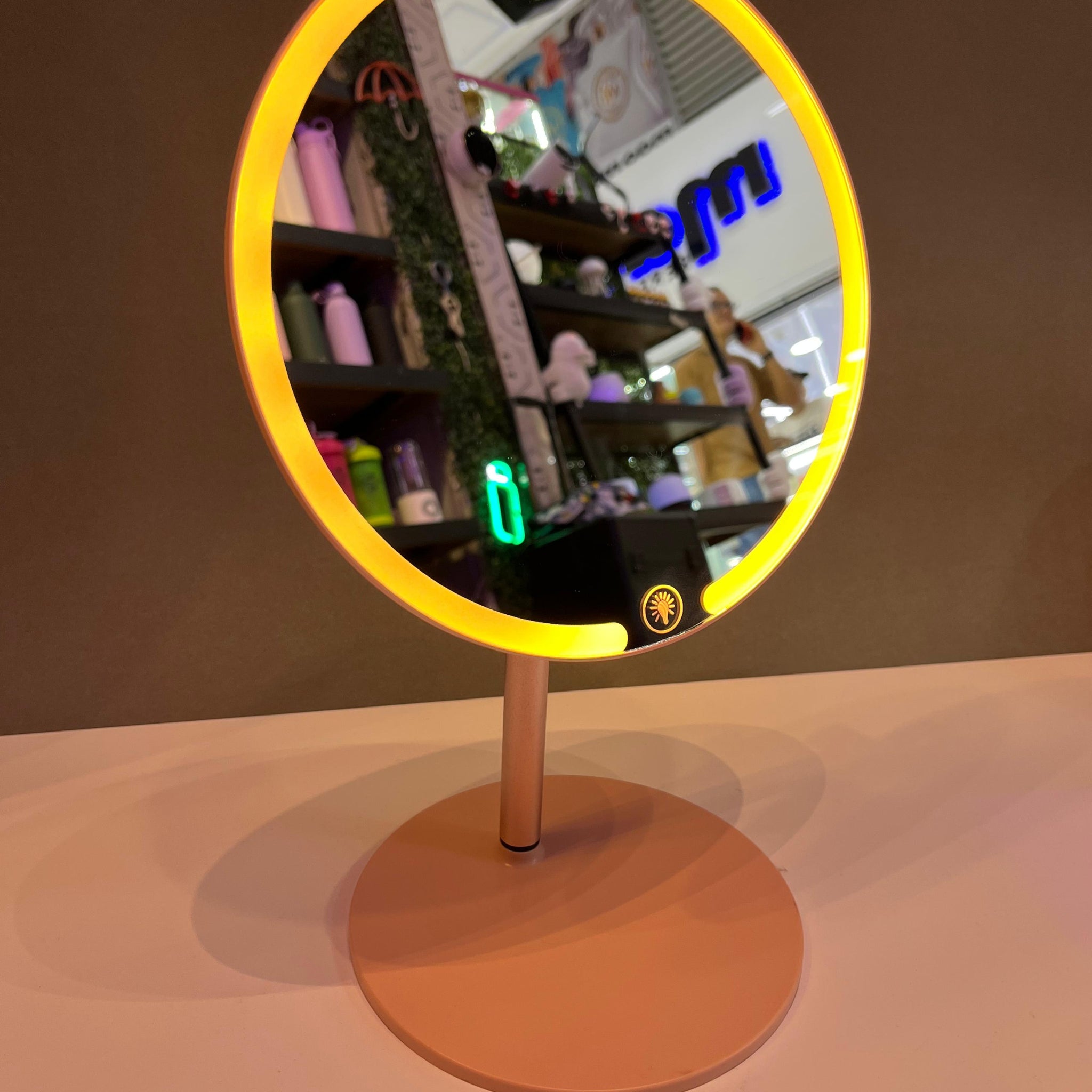 Espejo de Maquillaje LED Redondo