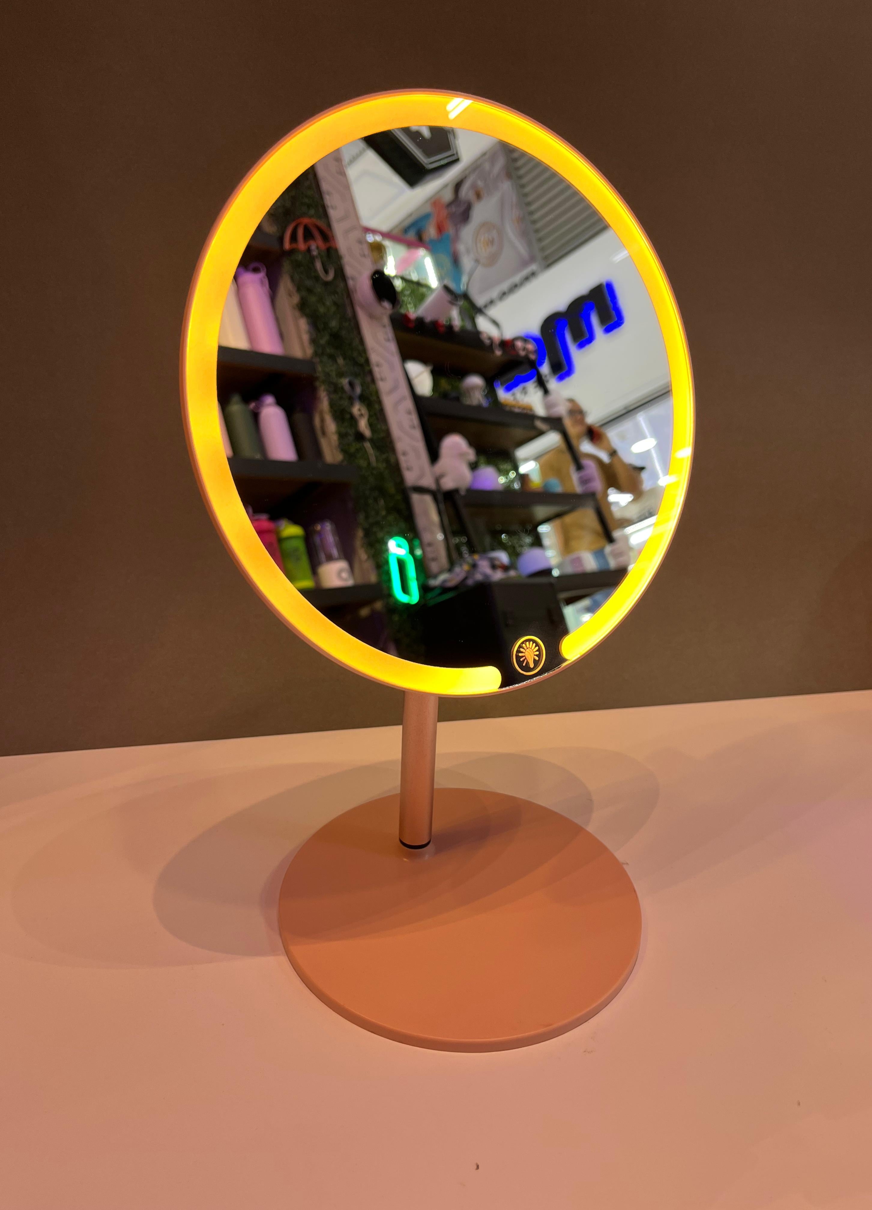 Espejo de Maquillaje LED Redondo