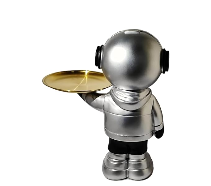 Astronauta con bandeja