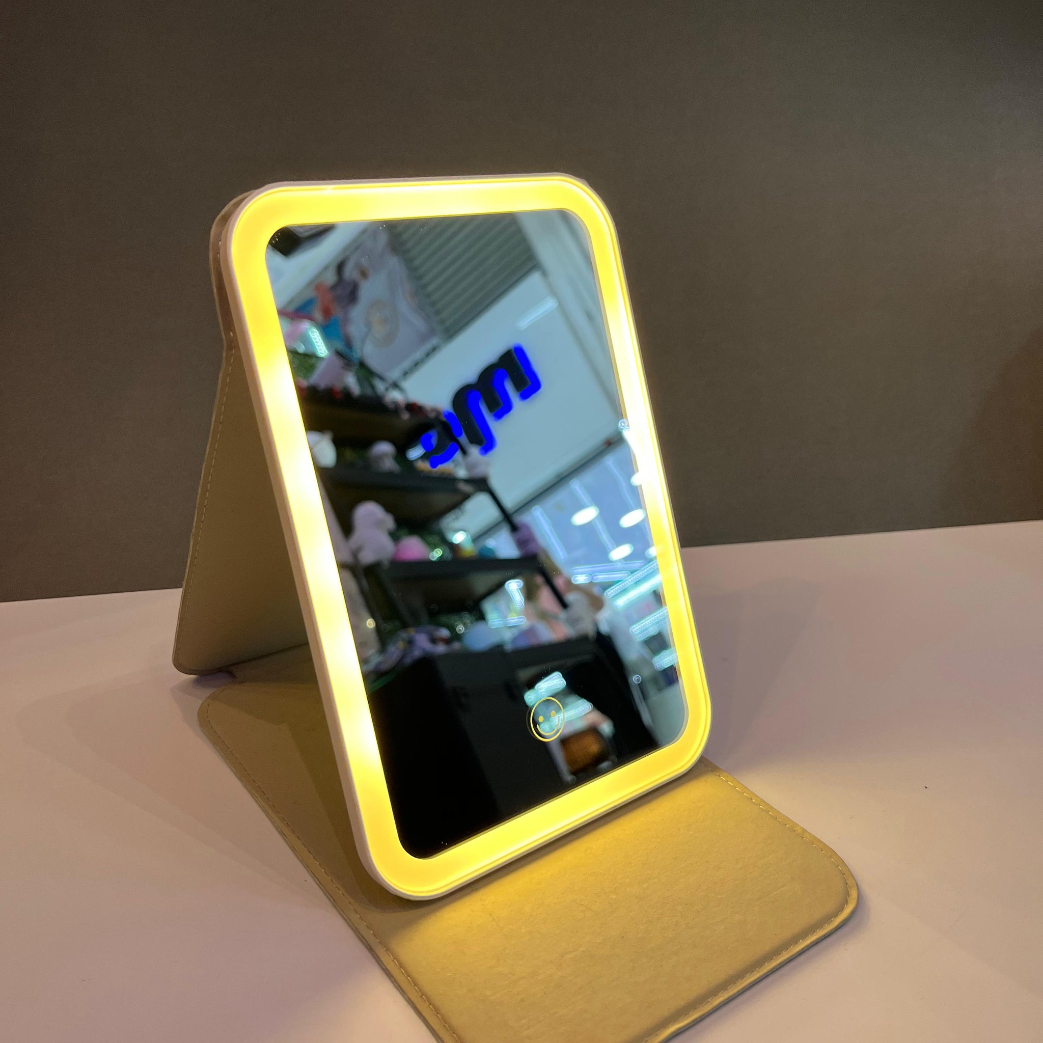 Espejo de Maquillaje con Luz LED – 3 Intensidades