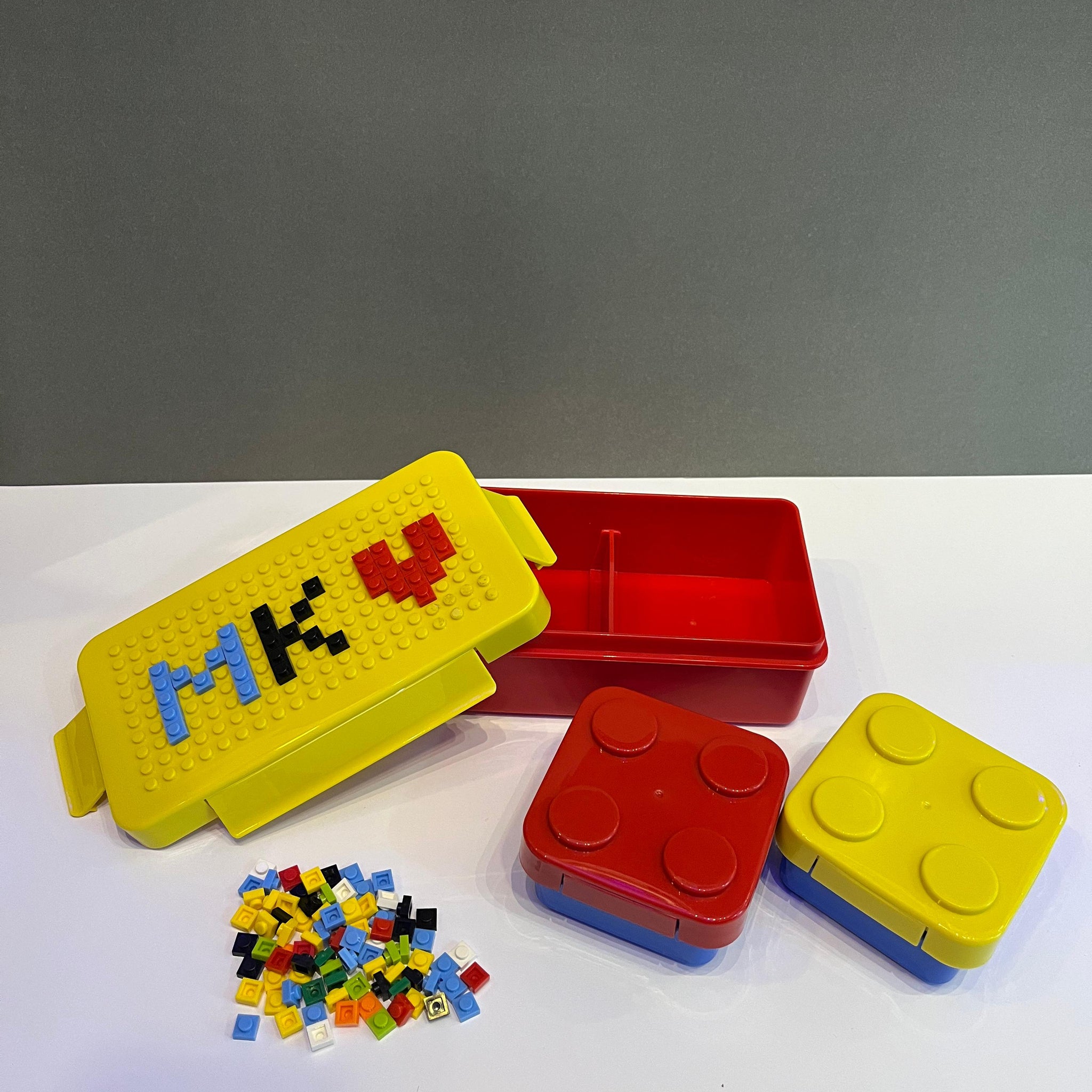 Lonchera Tipo LEGO con Piezas Interactivas