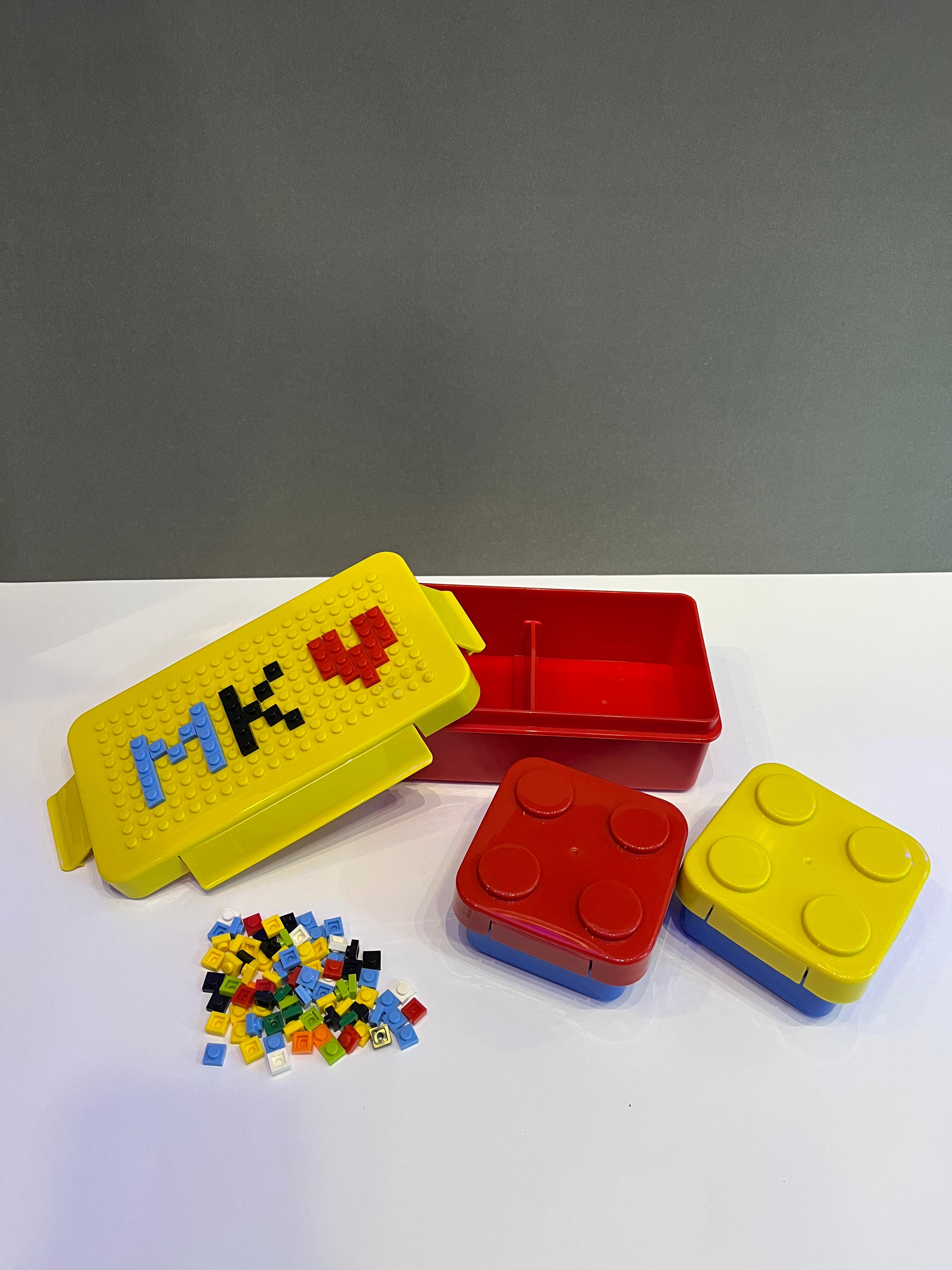 Lonchera Tipo LEGO con Piezas Interactivas