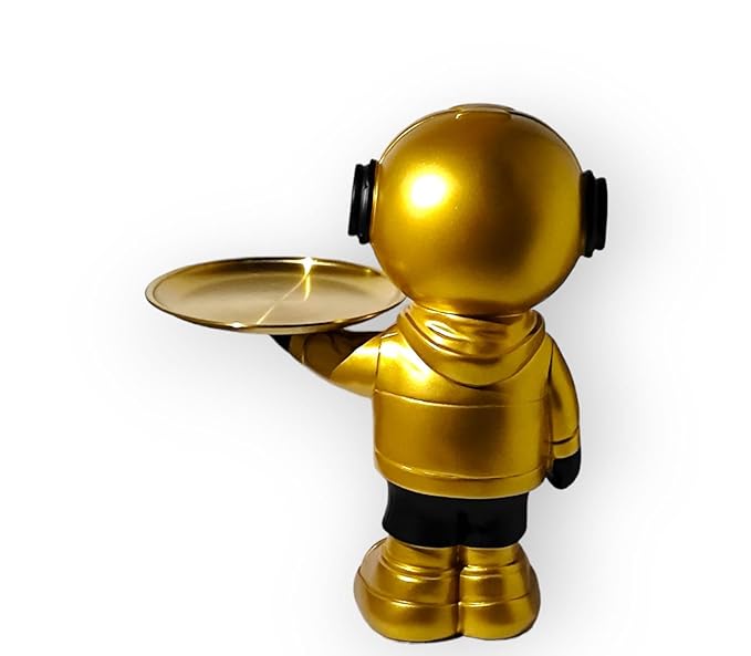 Astronauta con bandeja