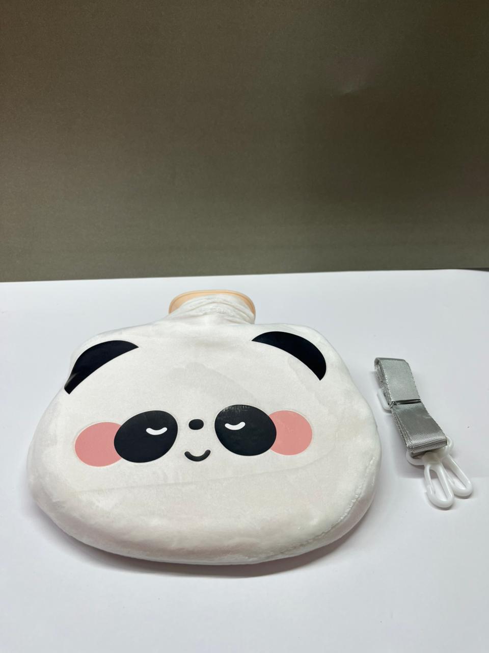 Bolsa de agua caliente con funda de peluche