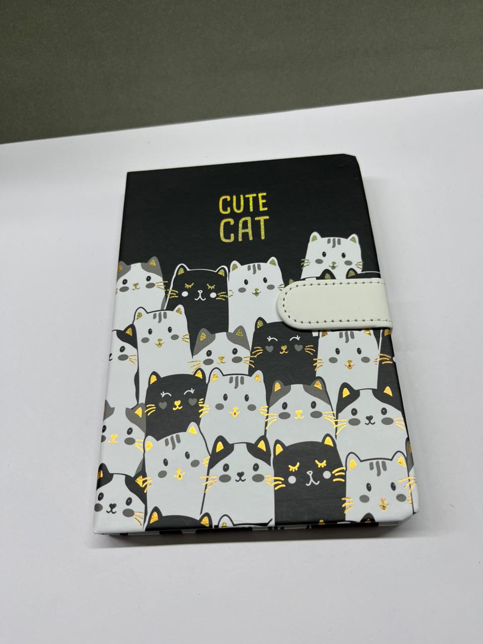Agenda “Cute Cat” con broche