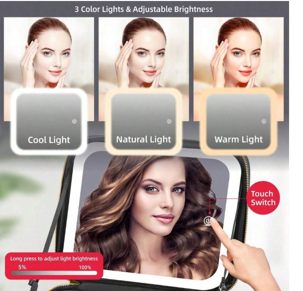 NECESER ESPEJO LUCES