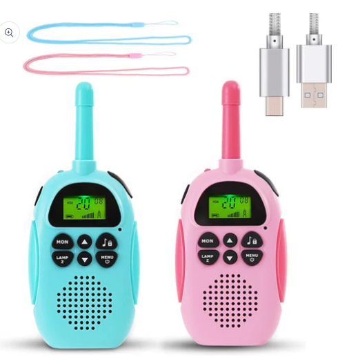 Walkie Talkie Recargable para Niños