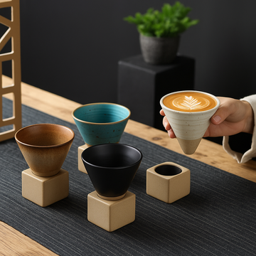 Tazas cónicas estilo japones