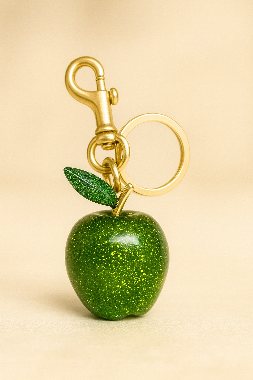 Llavero Manzana Glitter