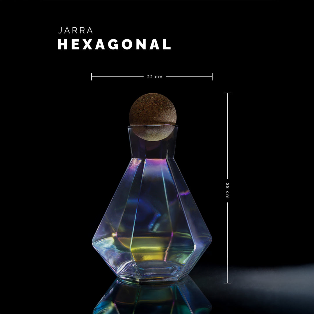 Jarra hexagonal – Marikaditas Tiendas