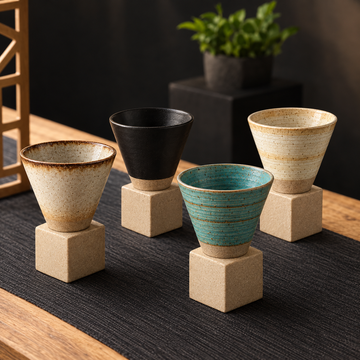 TAZAS CÓNICAS ESTILO JAPONÉS