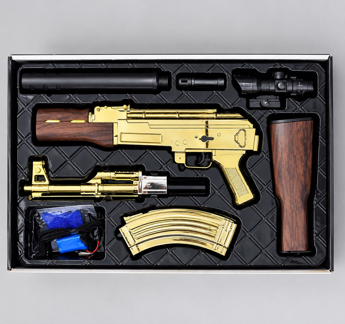 LANZADOR AK47 DORADA