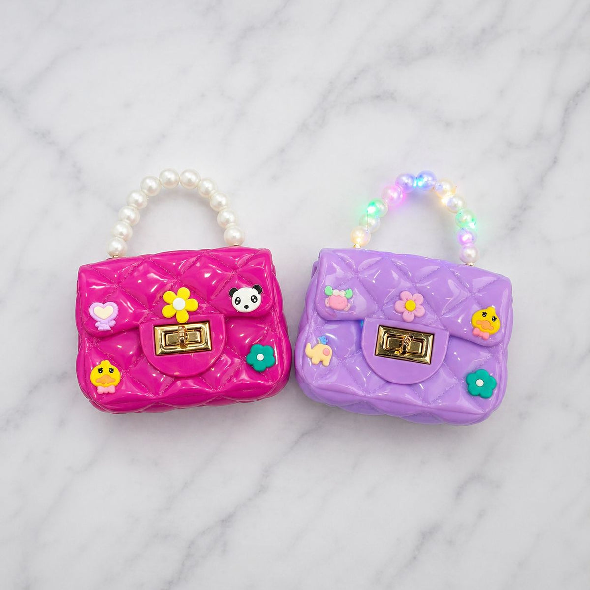 Bolso Jelly Luminoso con Decoraciones Kawaii ✨🦄
