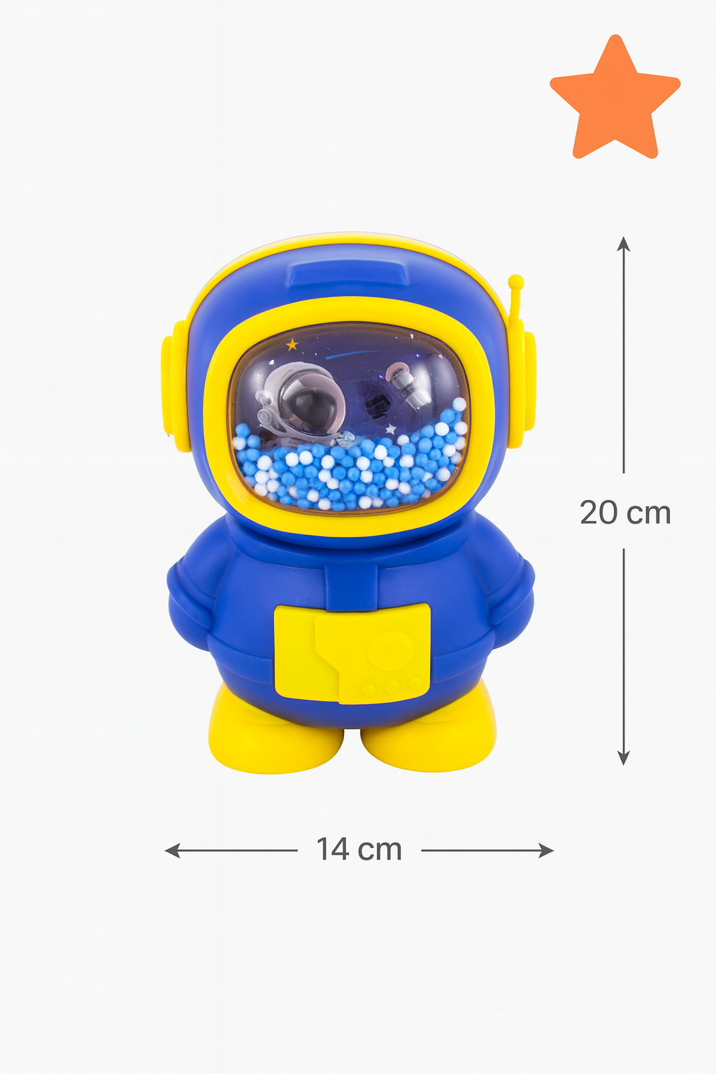 Alcancía infantil astronauta