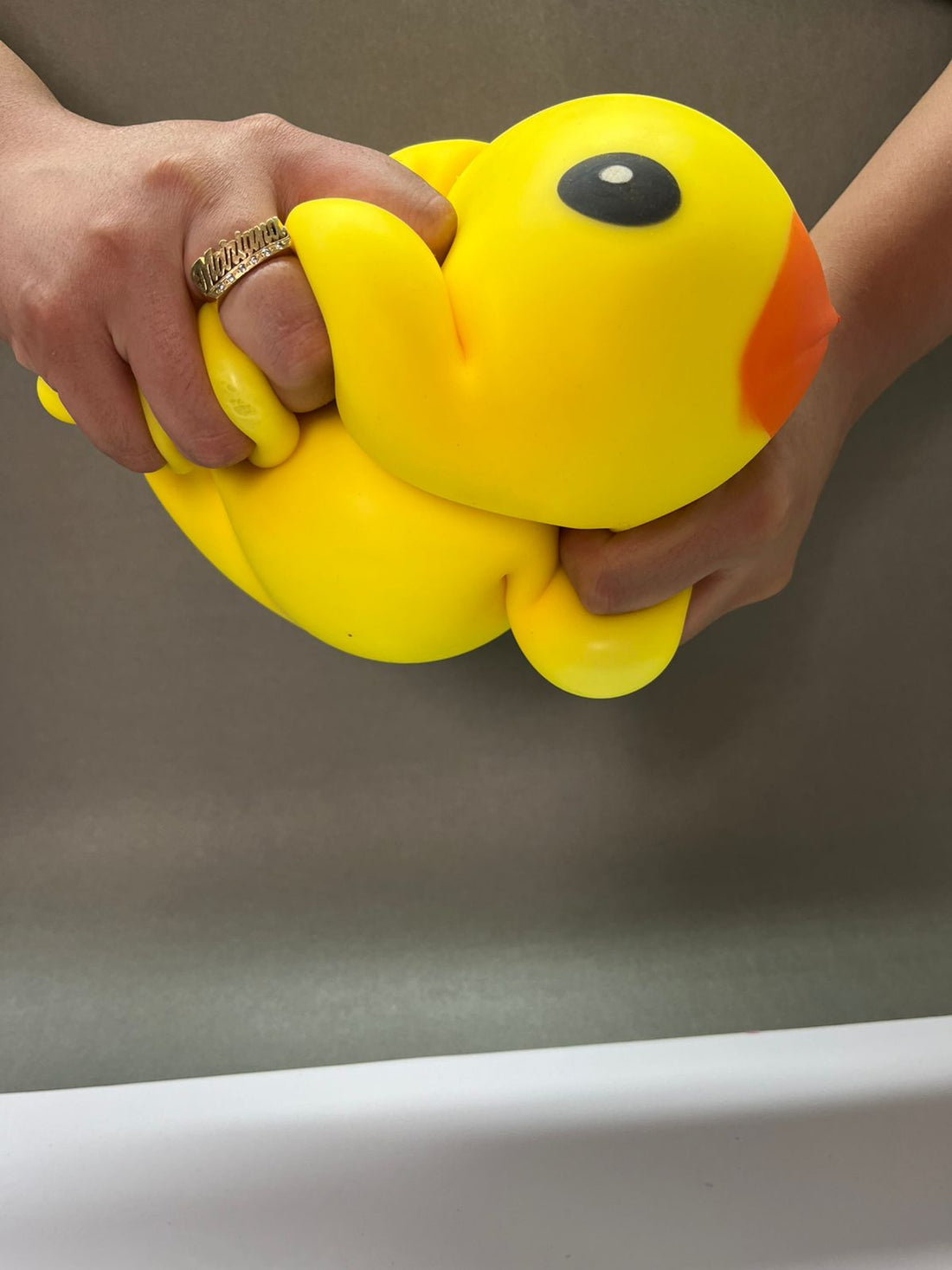 Patito  de hule Squishy Gigante – Tamaño XL