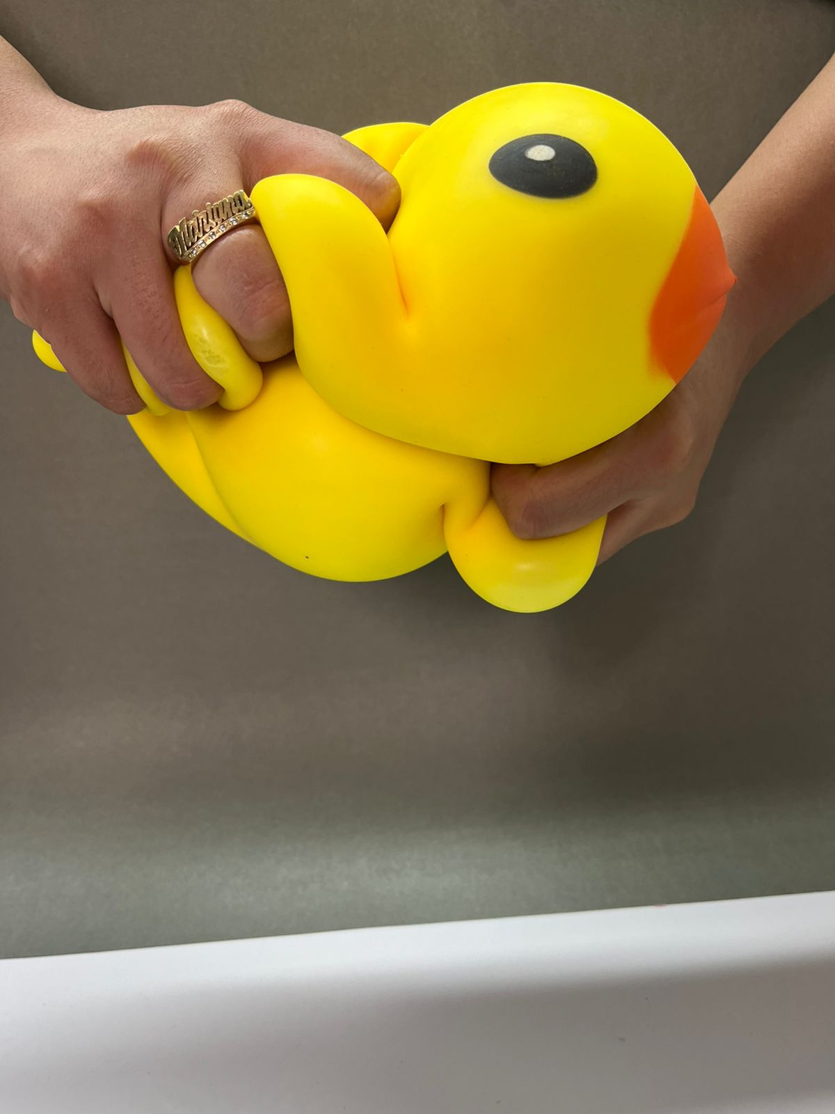 Patito  de hule Squishy Gigante – Tamaño XL