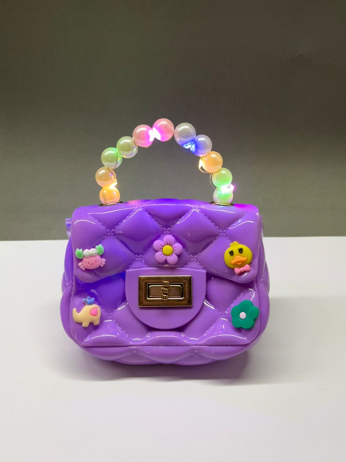 Bolso Jelly Luminoso con Decoraciones Kawaii ✨🦄