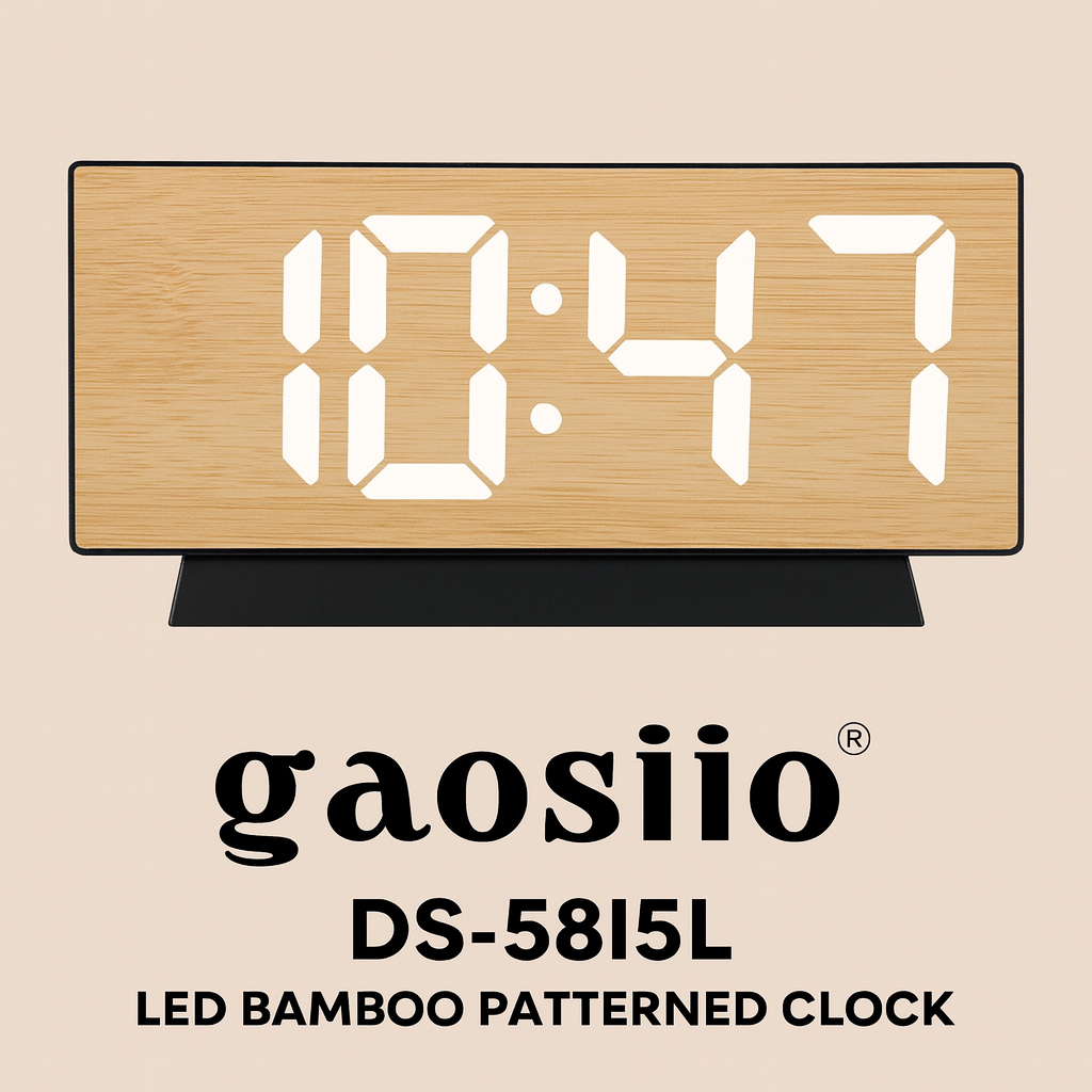 RELOJ DIGITAL MADERA