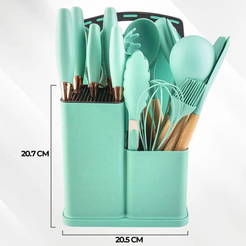 Utensilios De Cocina en Silicona 19 pizas