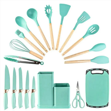 Utensilios De Cocina en Silicona 19 pizas