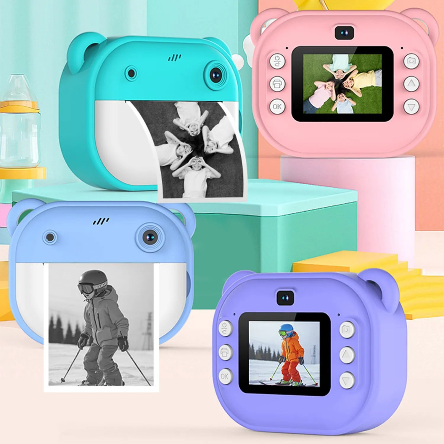Camara de impresión para niños