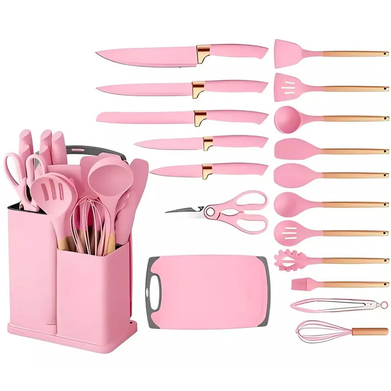 Utensilios De Cocina en Silicona 19 pizas